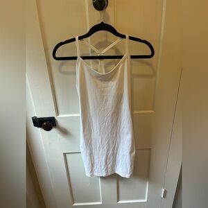 Aritzia TNA Mini Bodycon White Skater Dress Size Small